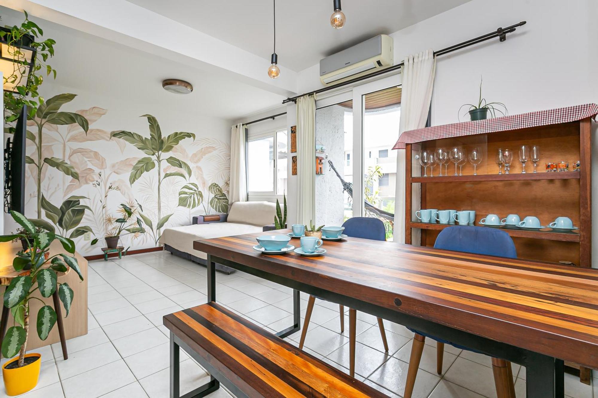 Apartamento Top No Novo Campeche, Completo, Luminoso, A 50 M Da Praia ฟลอเรียนอโปลิส ภายนอก รูปภาพ